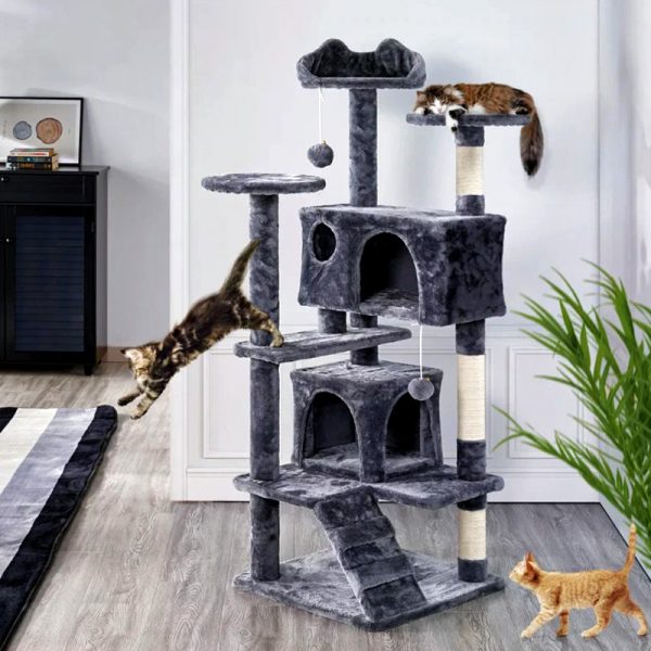 SKRY 54.5" Scratching Cat Tree