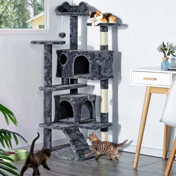 SKRY 54.5" Scratching Cat Tree