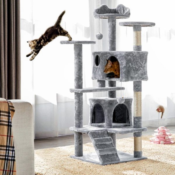 SKRY 54.5" Scratching Cat Tree