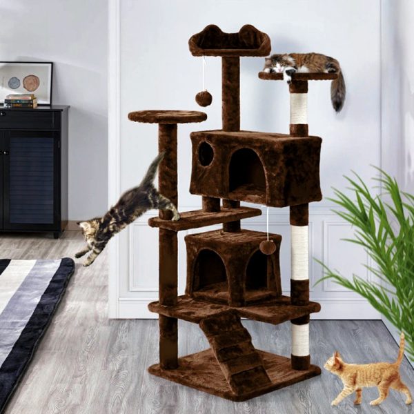 SKRY 54.5" Scratching Cat Tree