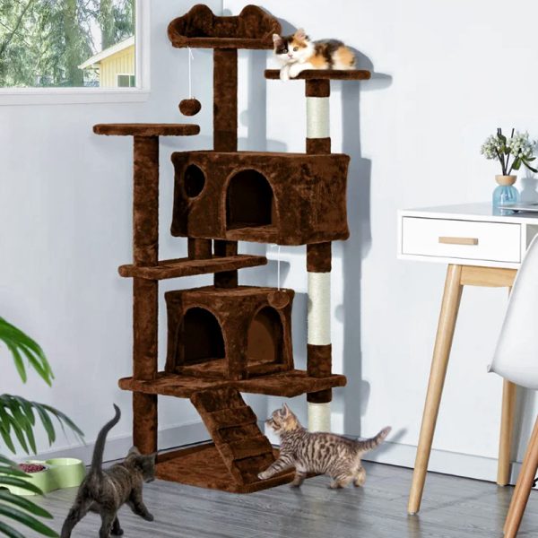 SKRY 54.5" Scratching Cat Tree
