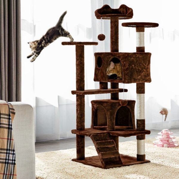 SKRY 54.5" Scratching Cat Tree