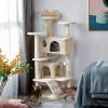 SKRY 54.5" Scratching Cat Tree