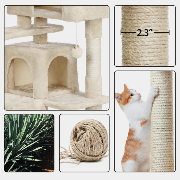 SKRY 54.5" Scratching Cat Tree