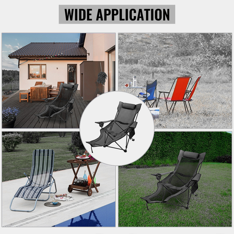 VOR Outdoor Backrest Footrest Folding Camp 8