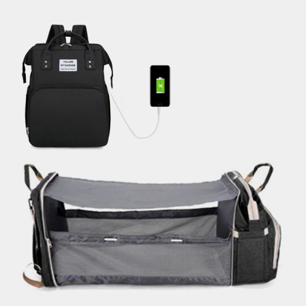 MUMPAKS Portable Folding Crib Bed