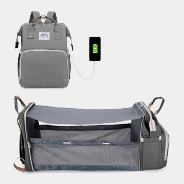 MUMPAKS Portable Folding Crib Bed