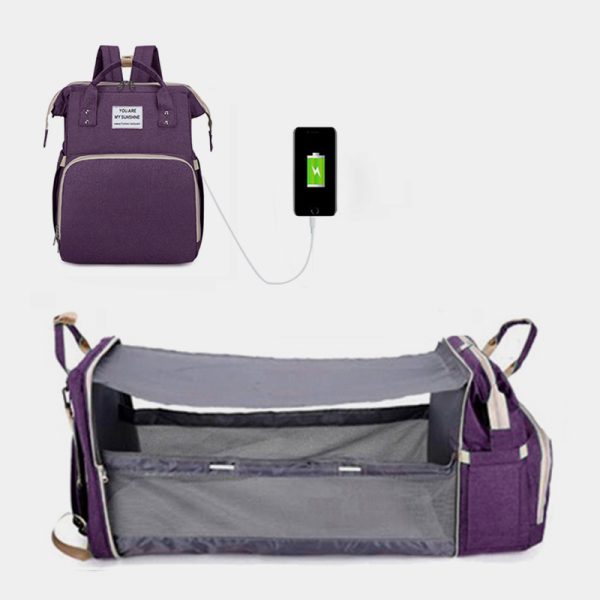 MUMPAKS Portable Folding Crib Bed