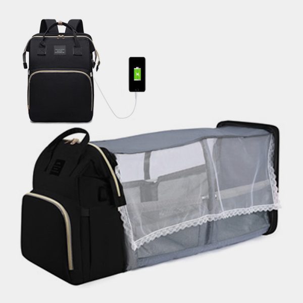 MUMPAKS Portable Folding Crib Bed