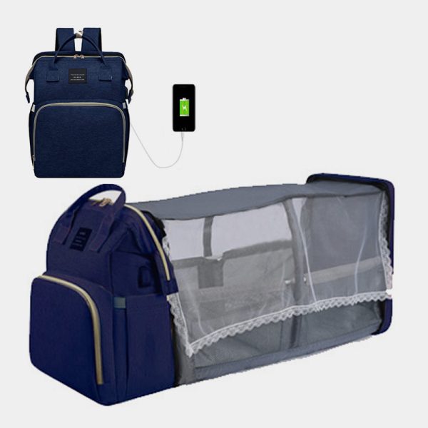 MUMPAKS Portable Folding Crib Bed