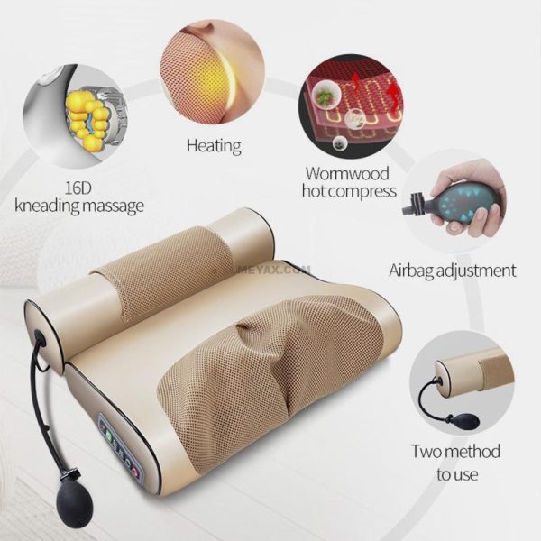 NUCALM Neck Cervical Traction Massage Pillow