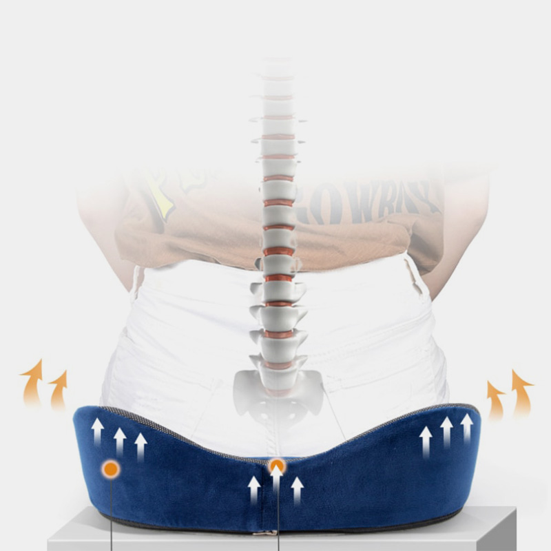 SITSPIRE Orthopedic Coccyx Seat Cushion Memory Foam Office Chair