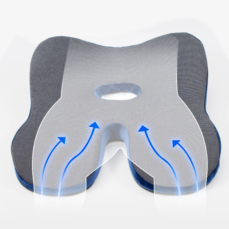 SITSPIRE Orthopedic Coccyx Seat Cushion Memory Foam Office Chair