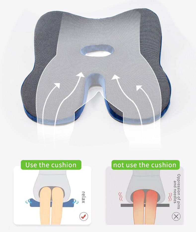 SITSPIRE Orthopedic Coccyx Seat Cushion 13