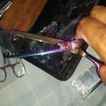 Purple Dragon 7'' Hair Dressing Shears