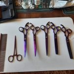 Purple Dragon 7'' Hair Dressing Shears