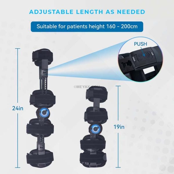 KNEEZER Hinged ROM Knee Brace Stabilizer