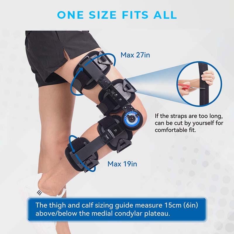KNEEZER Hinged ROM Knee Brace Stabilizer 06