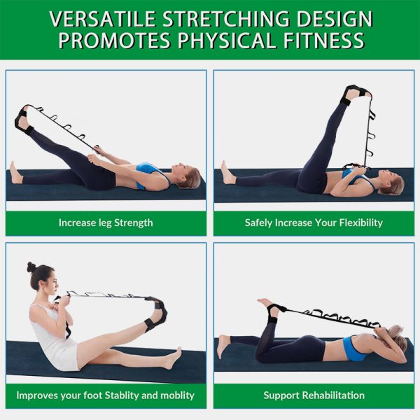 LIGAFIT Yoga Leg Stretcher Strap