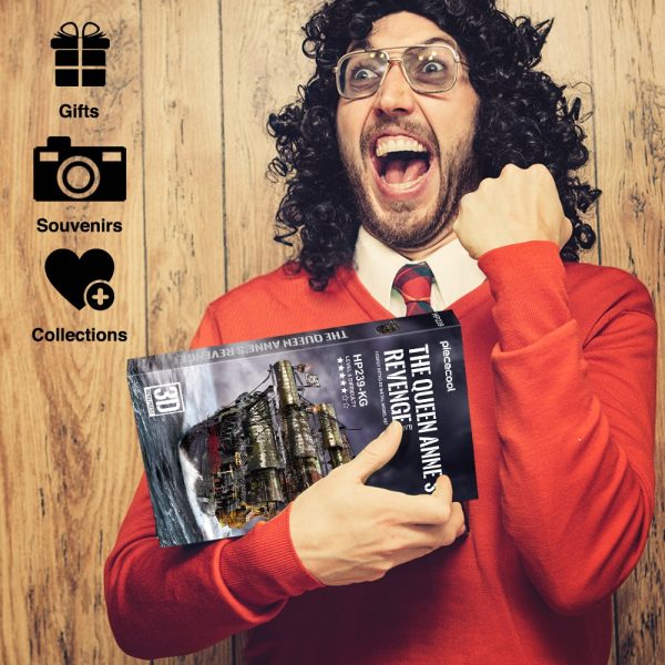 The Queen Anne's Revenge 3D Metal Puzzle