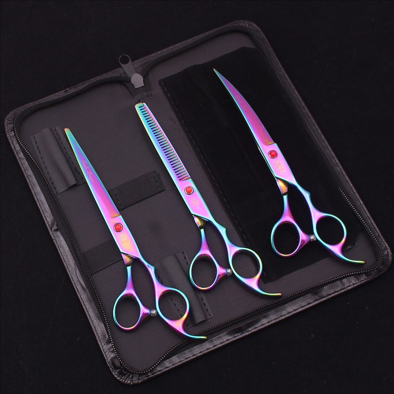 Purple Dragon 7 Hair Dressing Shears 04
