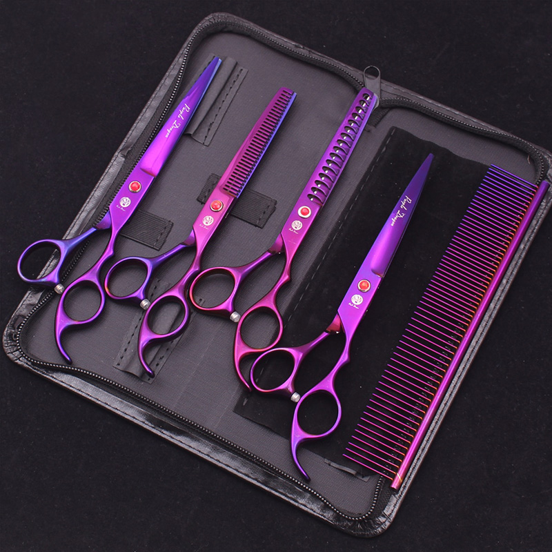 Purple Dragon 7 Hair Dressing Shears 06