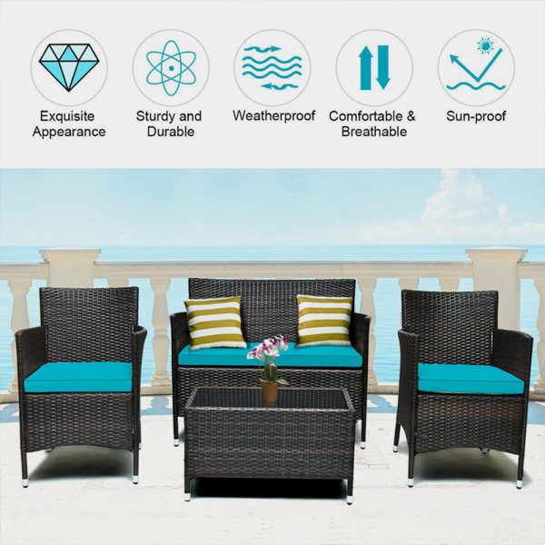 TRIPIO 4PCS Patio Set