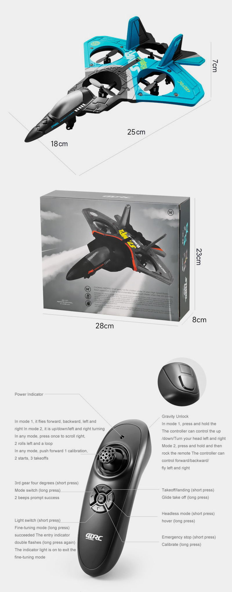 V17 2.4G RC Drone 15