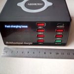 ASOMETECH 100W 8 Ports USB Charger Station