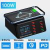 ASOMETECH 100W 8 Ports USB Charger Station