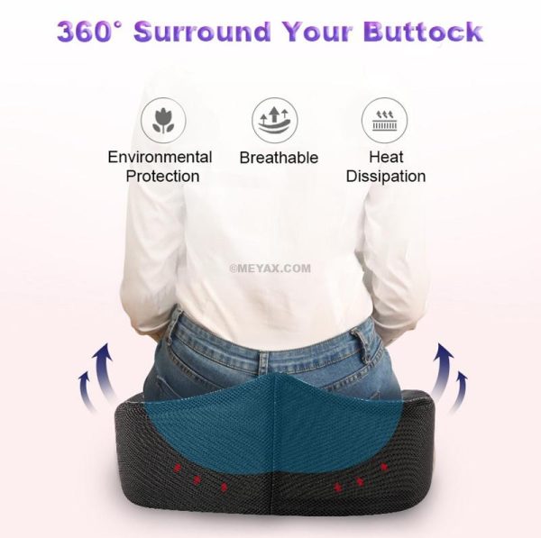 PLATEX X-Large Orthopedic Latex Seat Cushion