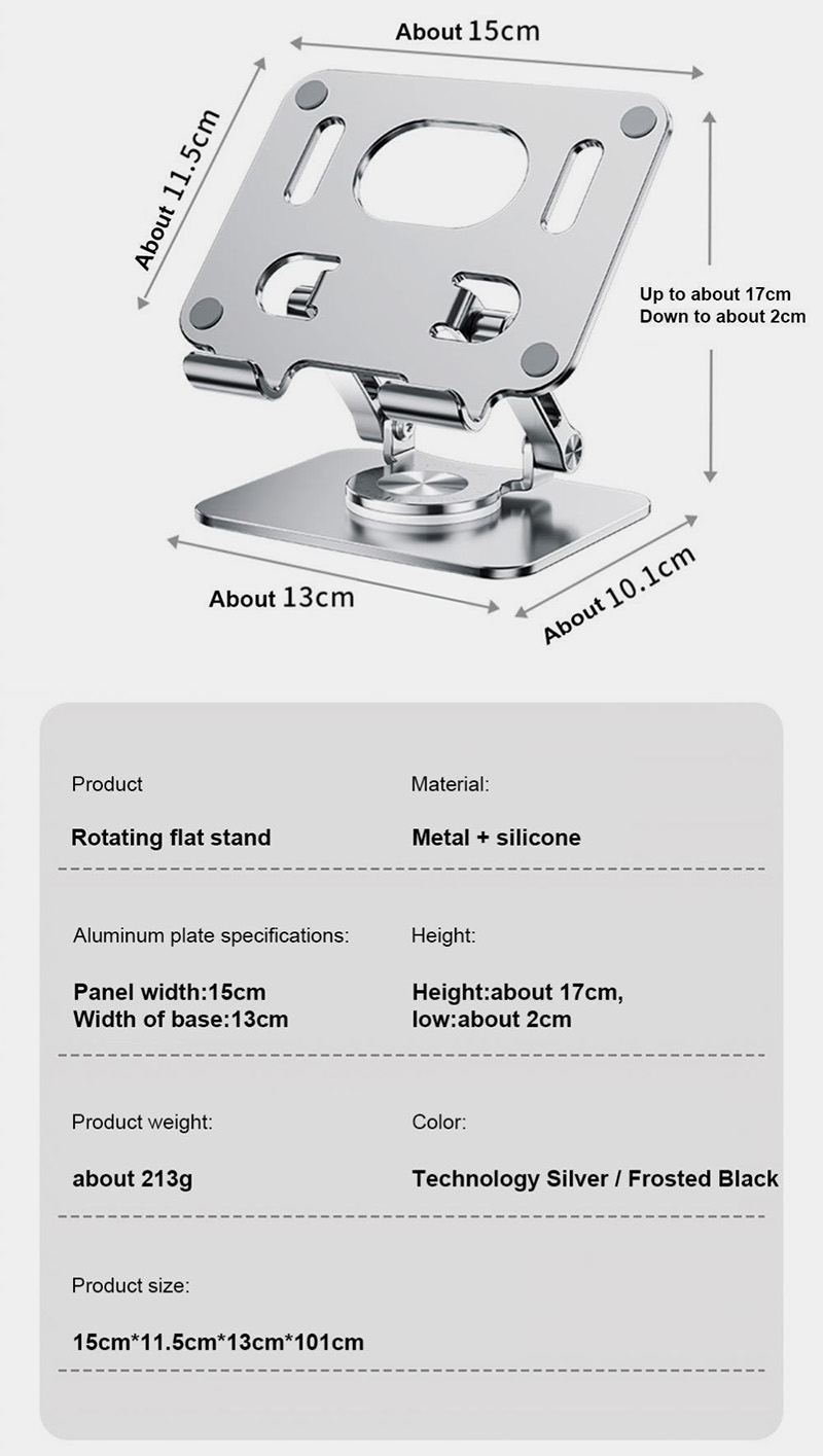 TECHMAT 360° Mobile Tablet Bracket 12