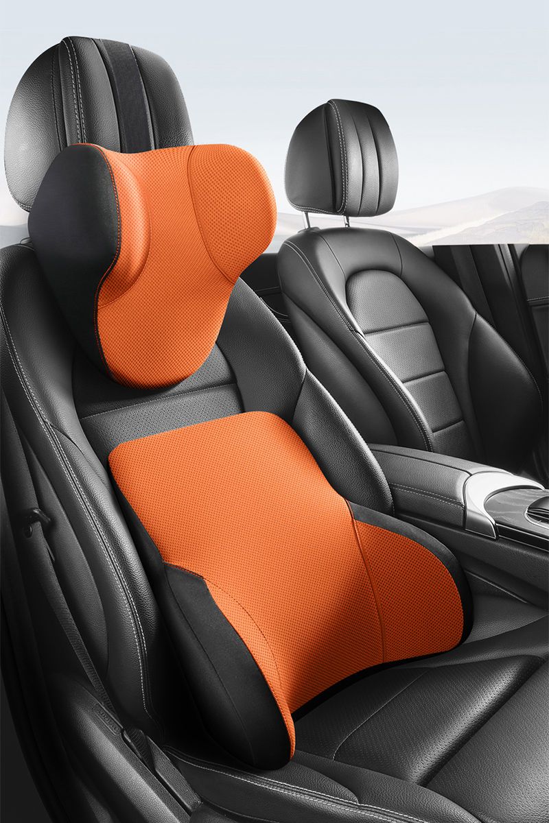 CARRELAX Car Headrest Lumbar Support