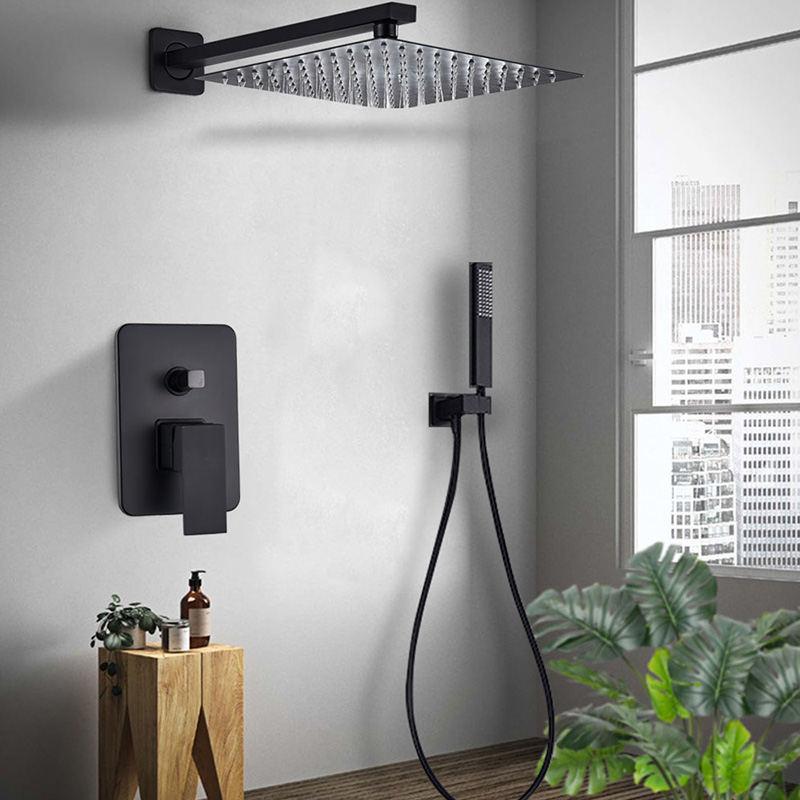 Contact Us 3 RAINDANCE Black Shower Set 00