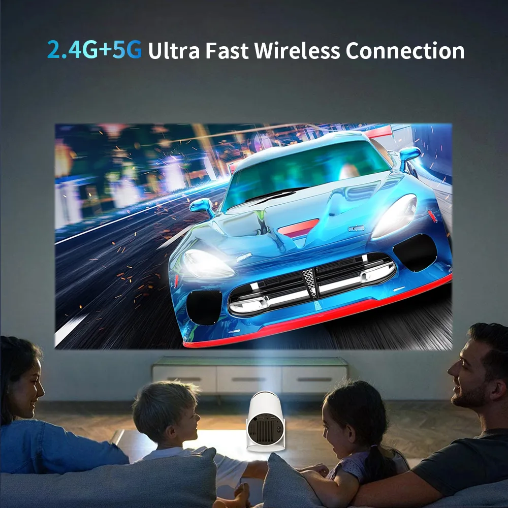Contact Us 1 Salange HY300 Smart Projector Android 11 0 MINI Portable 5G WIFI Home Cinema 720P for SAMSUNG 1