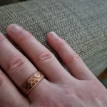 REKI Tibetan Hand Hammered Copper Ring