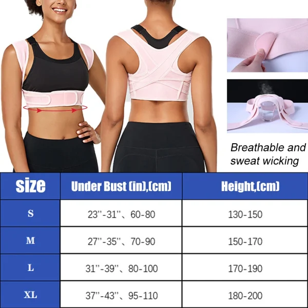kf-S526fd7e23b4346ed96d149c8d6fe8acag-Adjustable-Posture-Corrector-Breathable-Upper-Back-Brace-Back-Support-Straightener-for-Neck-Shoulder-Clavicle-Lumbar-Pain BRACE-UP Adjustable Posture Corrector