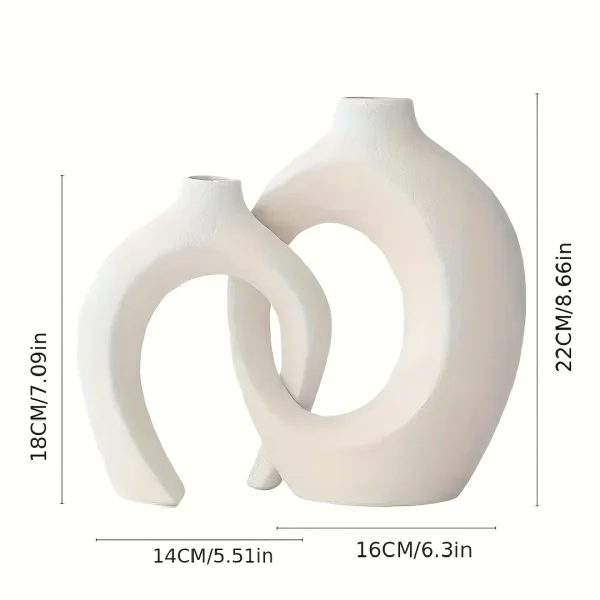 INFINY Hollow Nordic Ceramic Vase