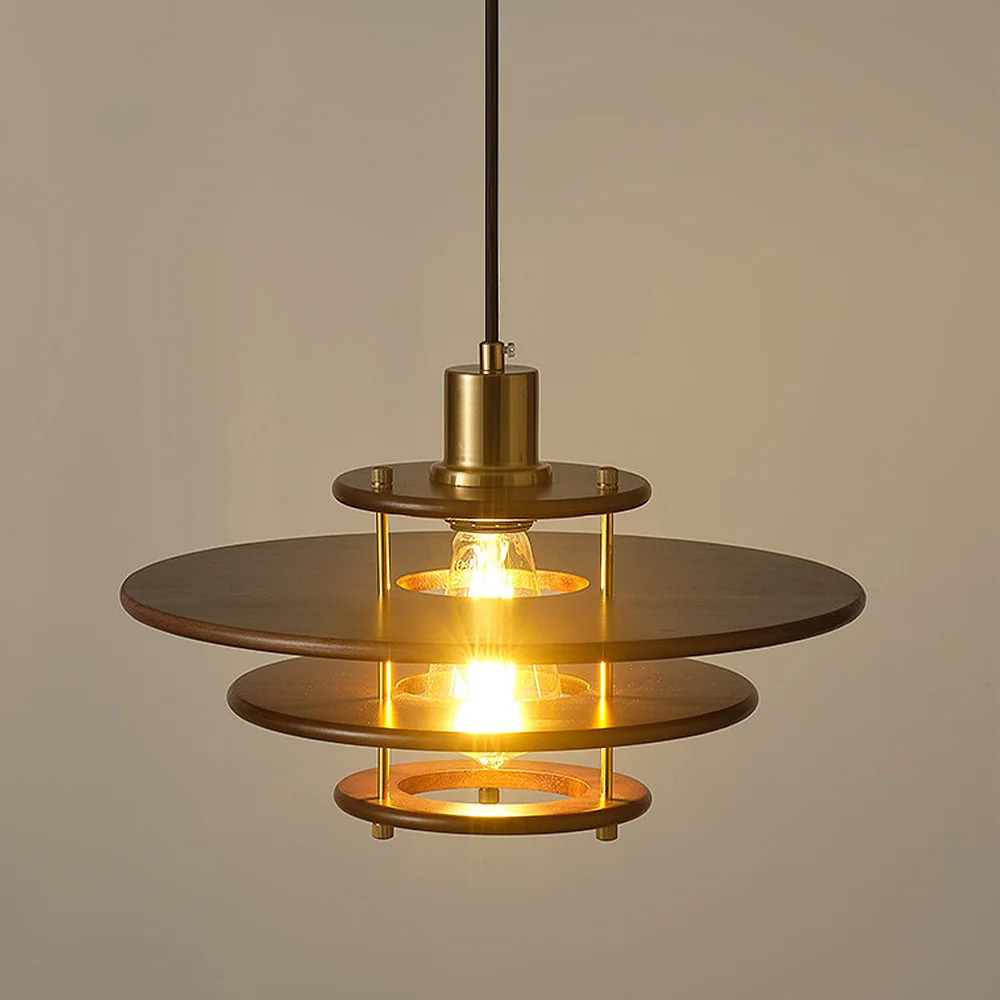 main-image-1 KIMU Wooden Japanese Vintage Chandelier